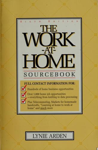 Tapa de The work-at-home sourcebook