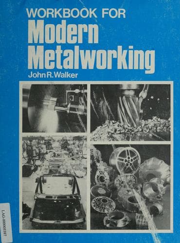 Tapa de Workbook for modern metalworking