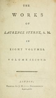 Tapa de The works of Laurence Sterne, A.M., in eight volumes