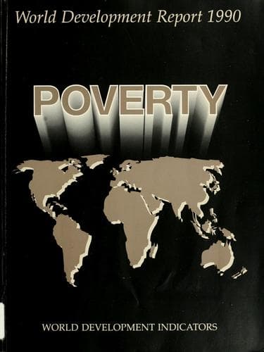 Tapa de World development report 1990