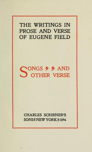 Tapa de Writings in prose and verse