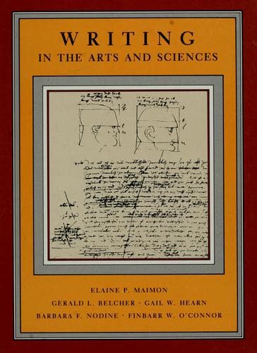 Tapa de Writing in the arts and sciences