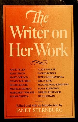 Tapa de The Writer on Her Work