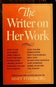 Tapa de The Writer on Her Work