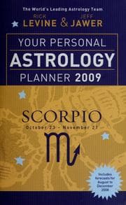 Tapa de Your personal astrology planner 2009 - Scorpio