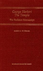 Tapa de George Herbert The temple