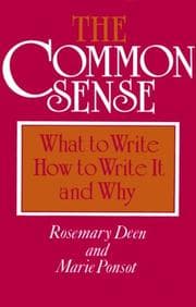 Tapa de The common sense