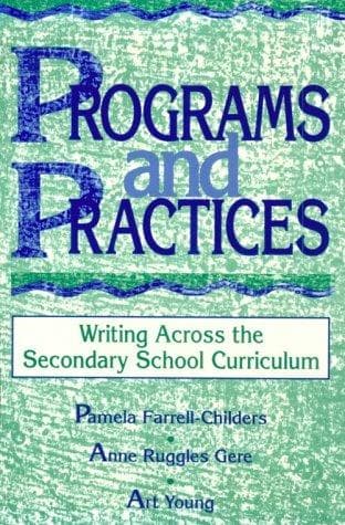 Tapa de Programs and Practices  Writing Across the Secondary School Curriculum
