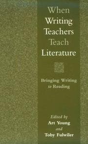 Tapa de When writing teachers teach literature