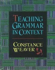 Tapa de Teaching grammar in context