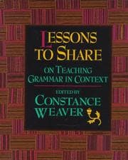 Tapa de Lessons to share on Teaching grammar in context