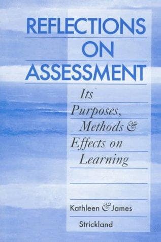 Tapa de Reflections on assessment