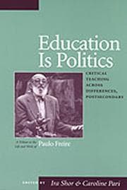 Tapa de Education is politics