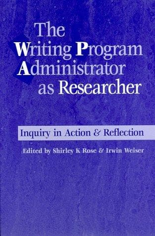 Tapa de The writing program administrator as researcher