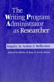 Tapa de The writing program administrator as researcher