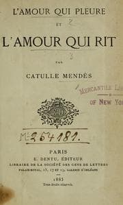 Tapa de L'amour qui pleure et l'amour qui rit