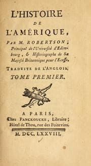 Tapa de L'histoire de l'Amerique