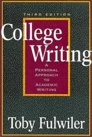 Tapa de College writing