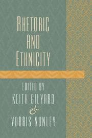 Tapa de Rhetoric and Ethnicity (CrossCurrents Series)