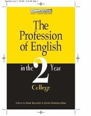Tapa de Profession of English in the Two-Year College