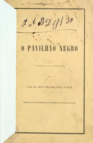 Tapa de O pavilhão negro