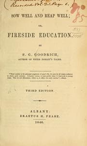 Tapa de Sow well and reap well; or, Fireside education