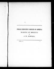 Tapa de Indian linguistic families of America north of Mexico