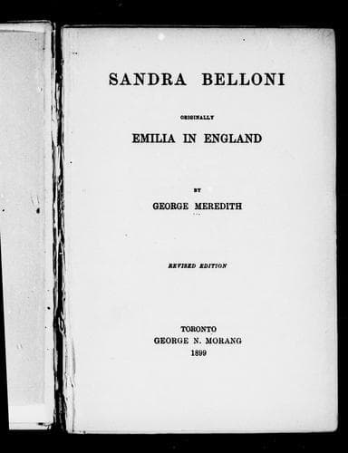 Tapa de Sandra Belloni