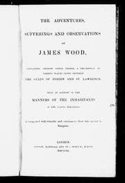 Tapa de The adventures, sufferings and observations of James Wood