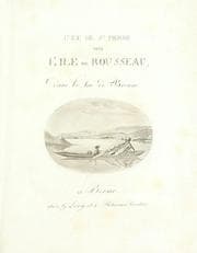 Tapa de L'île de St. Pierre dite l'île de Rousseau, dans le lac de Bienne