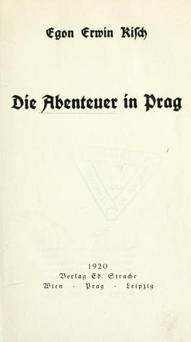 Tapa de Die Abenteuer in Prag
