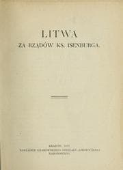 Tapa de Litwa za rzdów ks. Isenburga