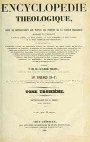 Tapa de Dictionnaire historique, archéologique, philologique, chronologique, géographique et littéral de la Bible