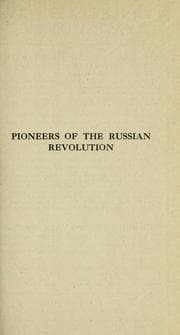 Tapa de Pioneers of the Russian revolution