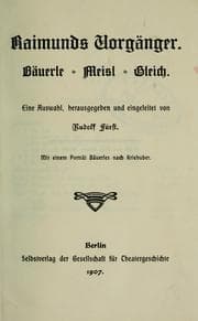 Tapa de Raimunds Vorgänger