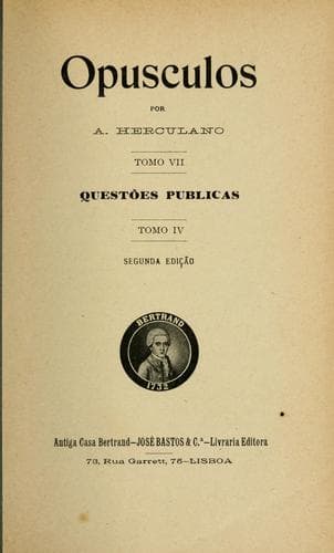 Tapa de Opusculos