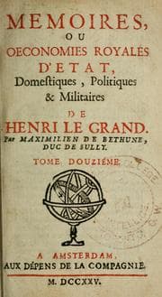 Tapa de Mémoires, ou, Oeconomies royales d'Etat, domestiques, politiques & militaires de Henri le Grand
