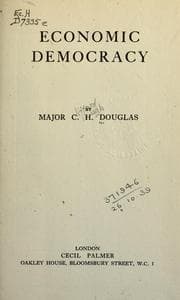 Tapa de Economic democracy