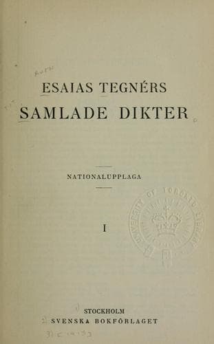 Tapa de Samlade dikter