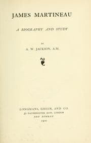 Tapa de James Martineau