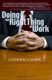 Tapa de Doing the right thing at work