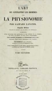 Tapa de L'art de connaître les hommes par la physionomie