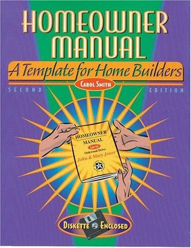 Tapa de Homeowner manual