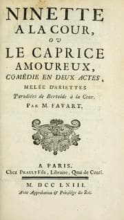 Tapa de Ninette à la cour