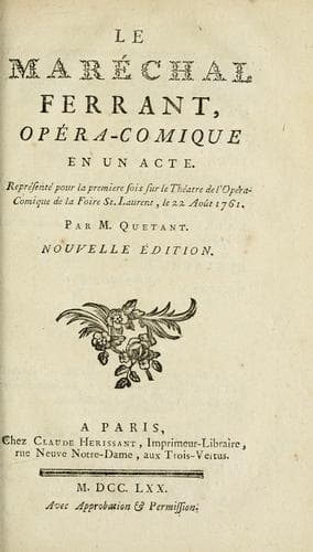 Tapa de Le maréchal ferrant
