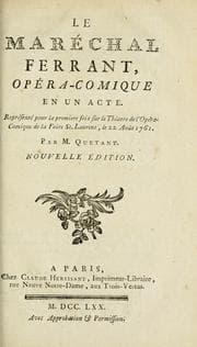 Tapa de Le maréchal ferrant