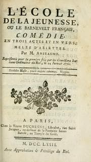 Tapa de L'école de la jeunesse