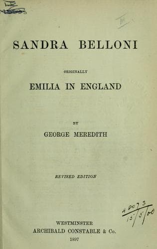 Tapa de Sandra Belloni