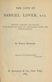 Tapa de The life of Samuel Lover