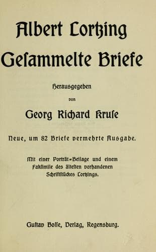 Tapa de Gesammelte Briefe